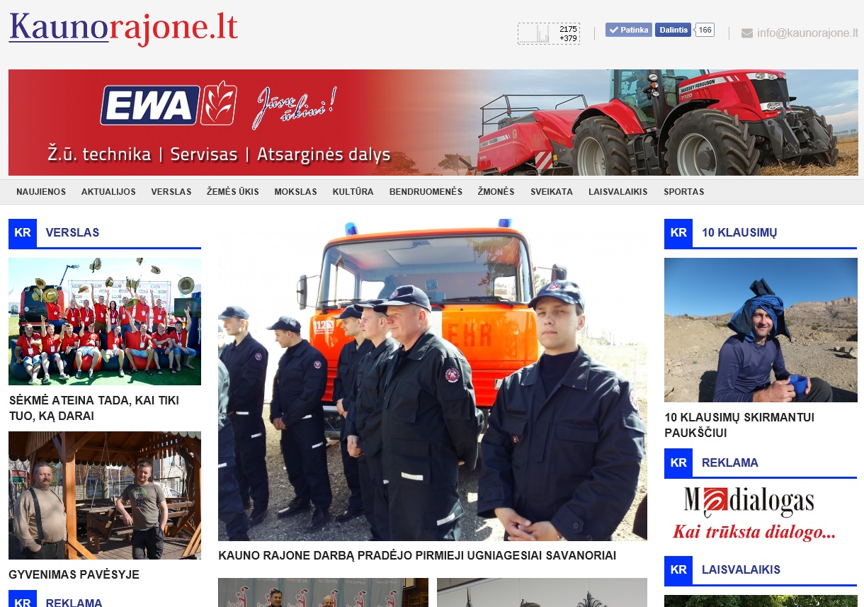 Kviečiame sekti Kauno rajono naujienas tinklalapyje www.kaunorajone.lt